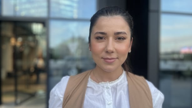 Viktoria Pogrebniak, Ukrainian resident, Warsaw - pic by Liam Nolan