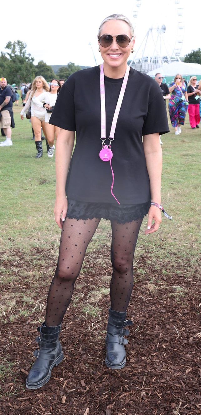 Tracy Clifford poses for a photo at Electric Picnic