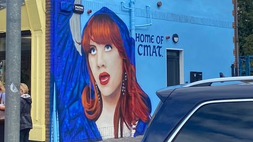The mural was painted by Dublin-based visual artist Emmalene Blake (ESTR)