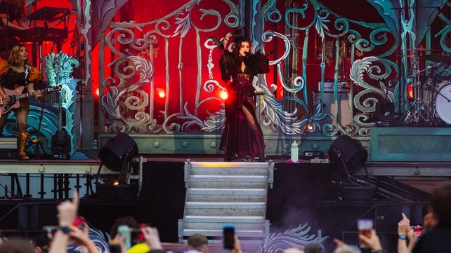 Chappell Roan on stage at Electric Picnic 2025