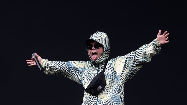 Kneecap on stage at Electric Picnic