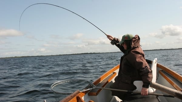 Madeleine Kelly fishing on Lough Mask