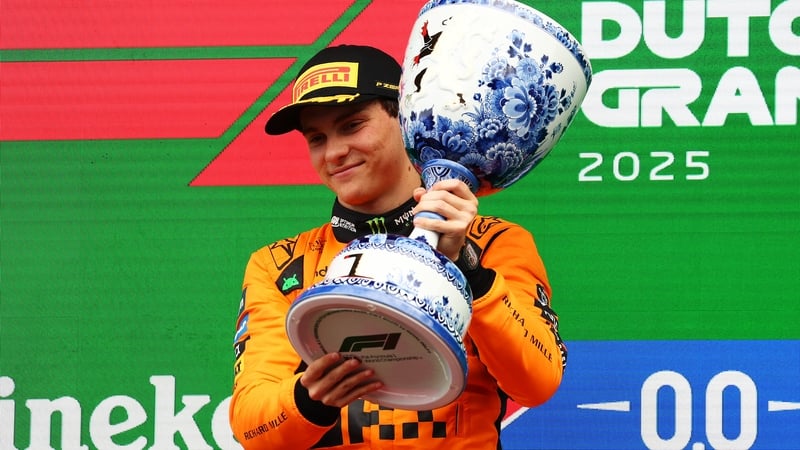 Oscar Piastri took full advantage of team-mate Lando Norris' DNF