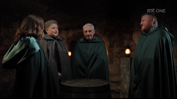 The first conclave on The Traitors Ireland 