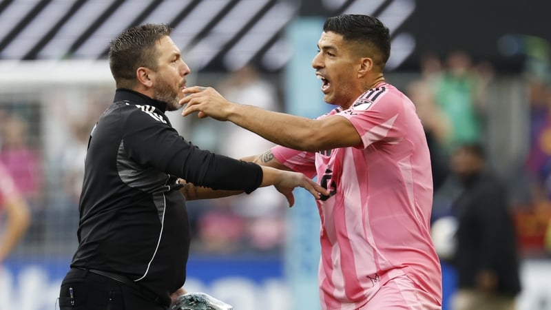 Luis Suarez was at the heart of some ugly scenes at the end of a the game