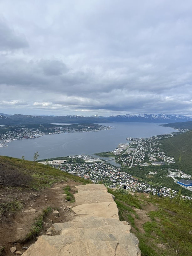 a view from a mountaintop in Norway