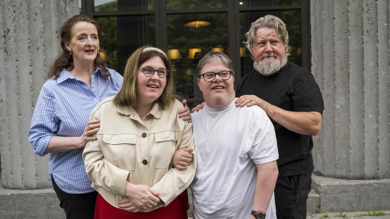 Finding Sophie: Actors (L-R) Anna Healy, Charlene Kelly, Kieran Coppinger and Denis Conway