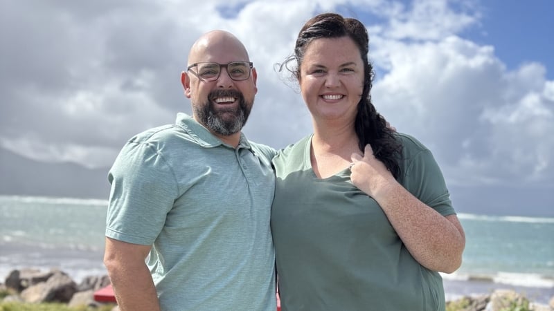 Brad and Anita Squires, from Bell Island in Newfoundland, say their visit to Magharees has been very special