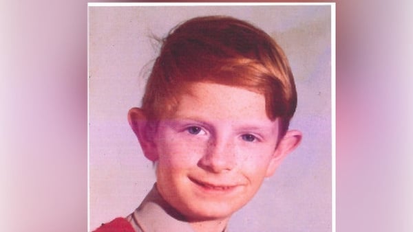 Schoolboy Brian McDermott pictured in his school uniform