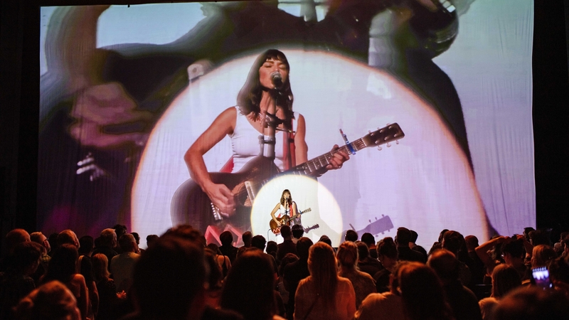 Feist takes to the stage at Sounds from a Safe Harbour (Pics: Brid O'Donovan)