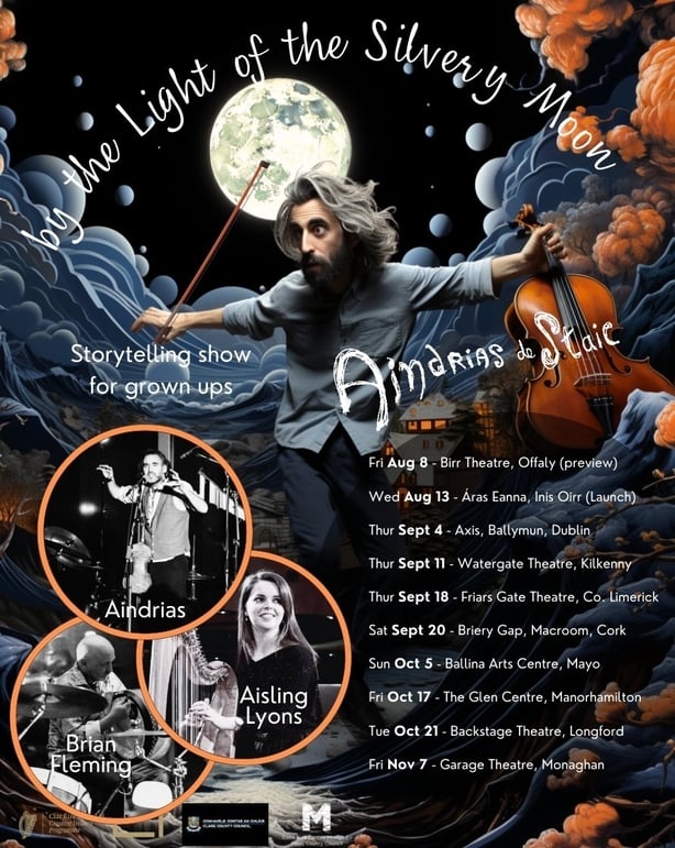Poster for Aindrias de Staic Silvery Moon Show 2025