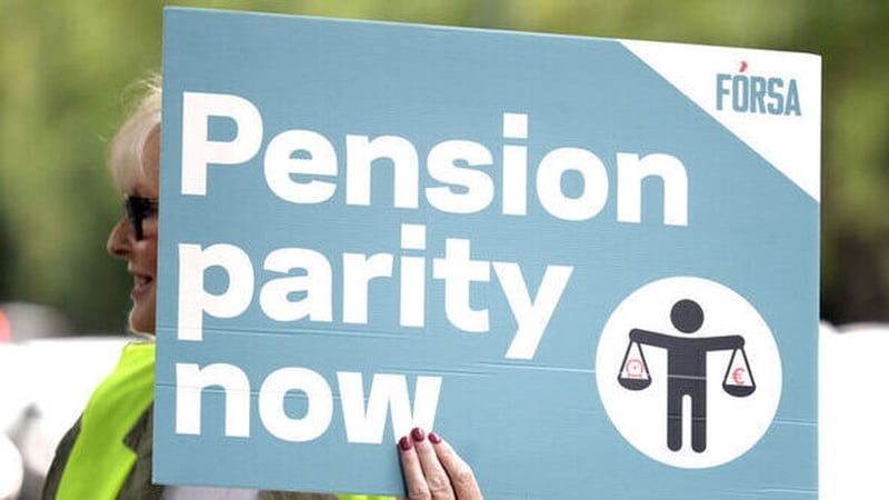 School secretaries and caretakers are calling for access to public sector pensions and other entitlements