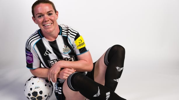 Aoife Mannion of Newcastle United poses for a portrait during the WSL 2 Headshot 2025/26 shoot day on August 14, 2025 in Newcastle upon Tyne, England. 