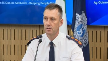 Garda Commissioner Justin Kelly provides on update on search for missing boy feared dead in Dublin