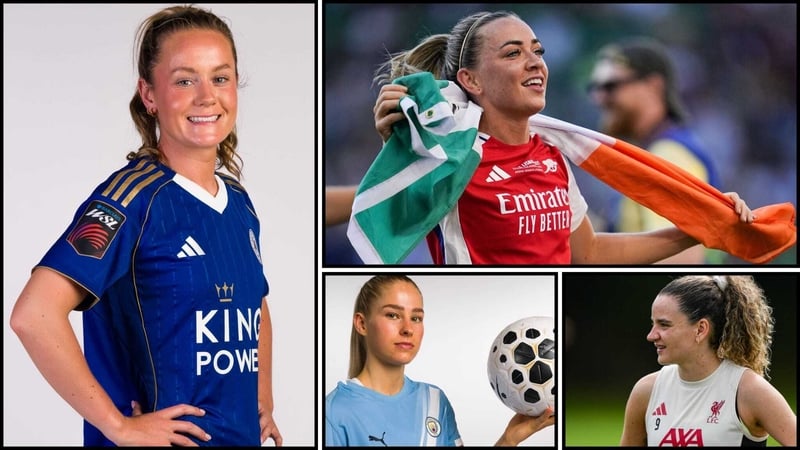 Heather Payne (Leicester City), Katie McCabe (Arsenal), Leanne Kiernan (Liverpool) and Tara O'Hanlon (Manchester City)