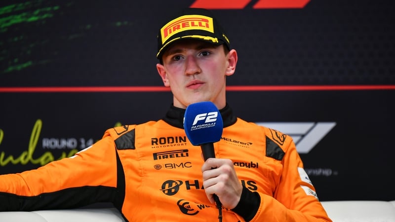 Alex Dunne's first F1 practice experience came in June at the Austrian Grand Prix