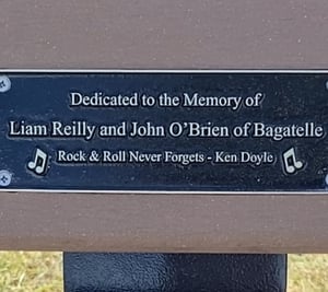 Bagatelle commemorative bench unveiled show image
