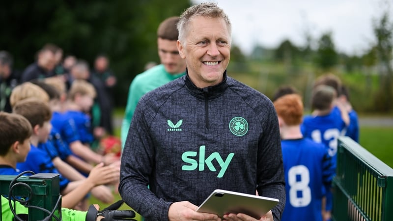 Heimir Hallgrimsson has been in positive mood in Dublin this week