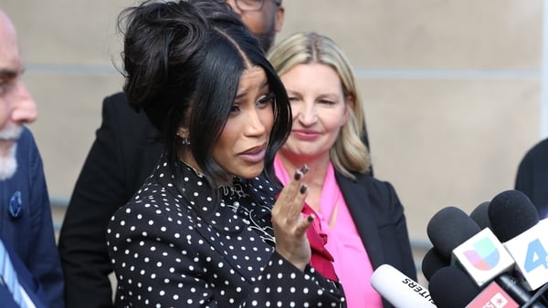 Cardi B pictured leaving court on 2 September