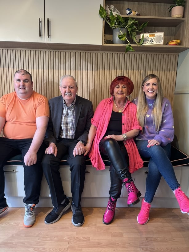Clondalkin family Graham Peter Ann and Charlene