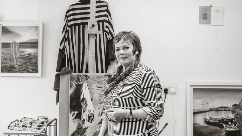 Angie Shanahan in her studio in Cork (Pic: Geoff Greenham)