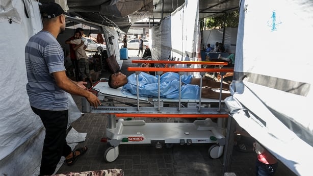 KHAN YUNIS, GAZA - SEPTEMBER 3: Wounded Palestinians are brought to Nasser Hospital in Khan Yunis, after Israeli forces attacked civilians waiting for aid in Rafah, Gaza on September 3, 2025. (Photo by Abed Rahim Khatib/Anadolu via Getty Images)