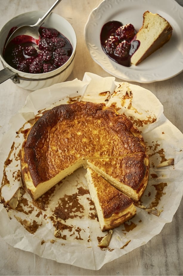 Raymond Blanc's Basque-style cheesecake 