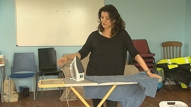 Deirdre O'Kane in rehearsals as Margaret for the play 'Are you there Garth? It's me Margaret' (2015)