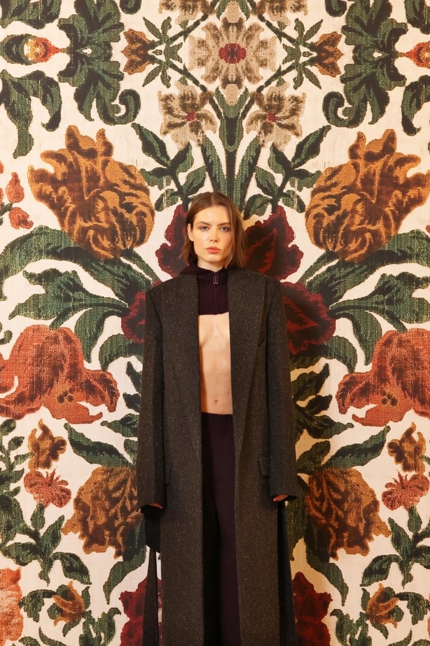 Karyna Manzhai wears Victoria Beckham