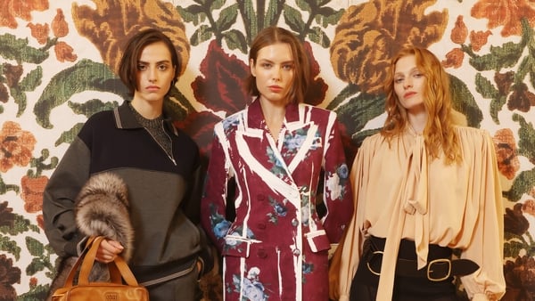 bi Sex wears Miu Miu - Karyna Manzhai wears Erdem - Aine O Gorman wears Chloe