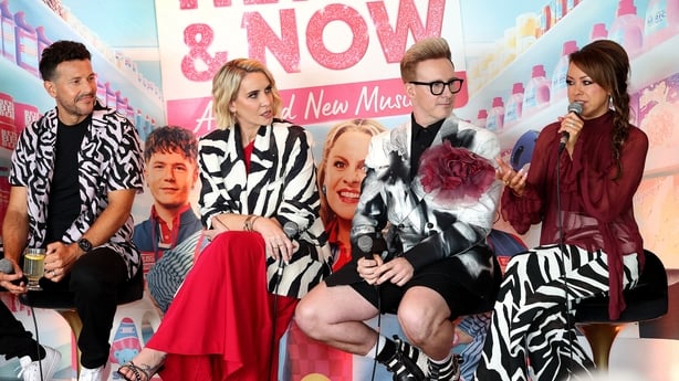 Members of the band Steps pictured in Dublin