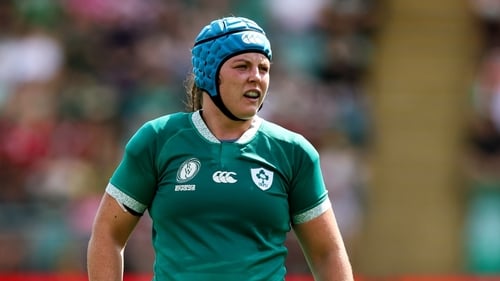Brittany Hogan has had more tackles (34) and carries (26) than any Irish player in this World Cup