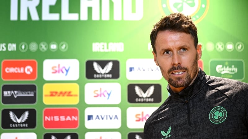 Paddy McCarthy speaking to the media in Dublin