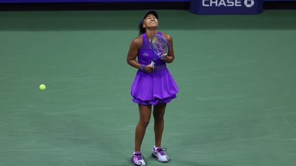 NEW YORK, NEW YORK - SEPTEMBER 03: Naomi Osaka of Japan celebrates her victory against Karolina Muchova of Czechia during their Women's Quarterfinal match on Day Eleven of the 2025 US Open at USTA Billie Jean King National Tennis Center on September 3, 20