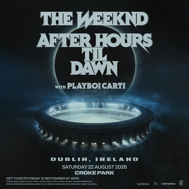 Poster for the Weeknd's Croke Park show