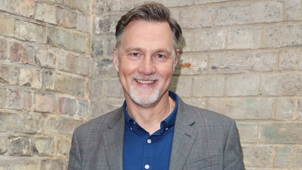 David Morrissey poses for a photo