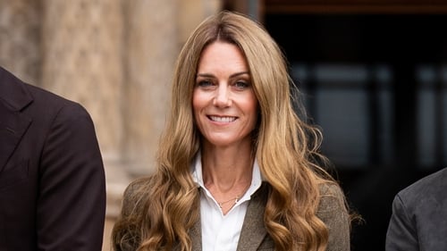 The Princess of Wales has lightened her hair to a honey blonde (Aaron Chown/PA)