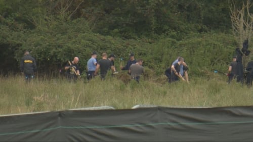 A search of open land in Donabate began earlier this month