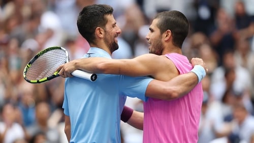 Novak Djokovic created just one break-point opportunity on Carlos Alcaraz's serve, which he converted