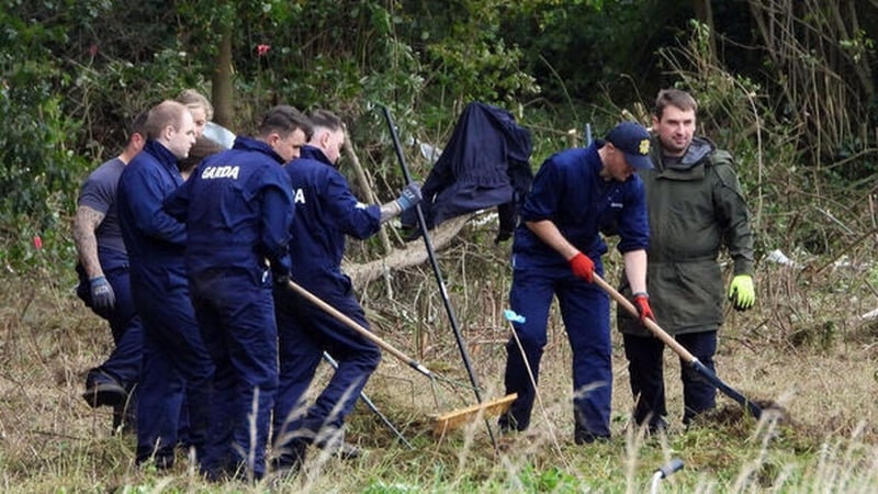 Gardaí use strimmers and other equipment to search for the boy in area between Donabate and Portrane