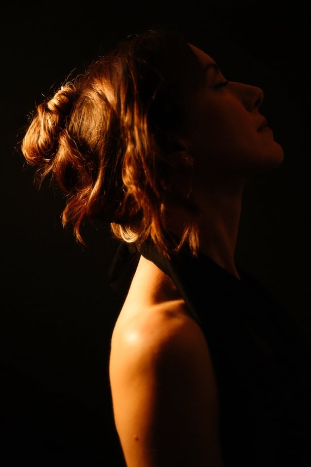 Portrait shot of English composer Jo Quail