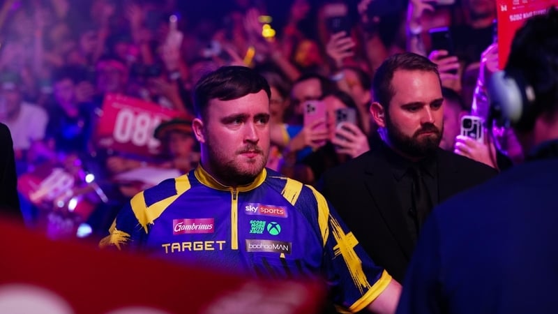 On Friday Luke Littler took to social media to hit out at "bad behaviour" from a fan while getting pictures taken 
Credit: Johannes Michel/PDC Europe