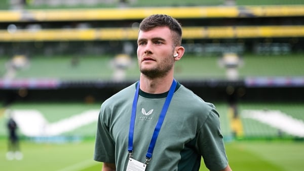 6 June 2025; Josh Honohan of Republic of Ireland before the international friendly match between Republic of Ireland and Senegal at the Aviva Stadium in Dublin. Photo by Stephen McCarthy/Sportsfile