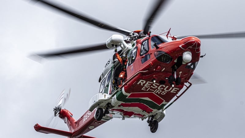 The extensive search and rescue operation involved the Coast Guard Rescue 117 helicopter from Waterford (credit Irish Coast Guard)