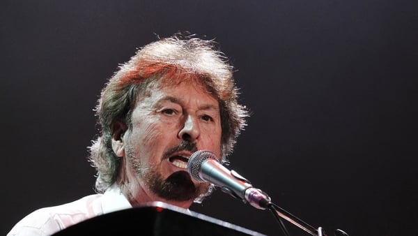 Supertramp rock band's founder, singer and musician Rick Davies performs on stage during a concert part of the "70-10" tour with several group's members on October 18, 2010 at the Bercy POPB concert hall in Paris. Supertramp celebrates this year its 40th
