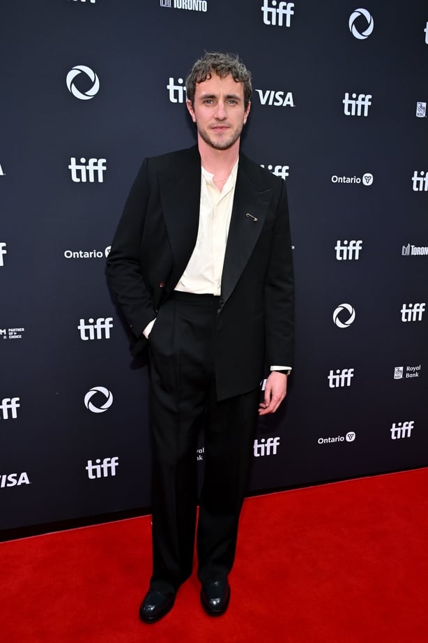 Paul Mescal at the "Hamnet" premiere at the 2025 Toronto International Film Festival on September 07, 2025 in Toronto, Ontario. (Photo by Earl Gibson III/Deadline via Getty Images)