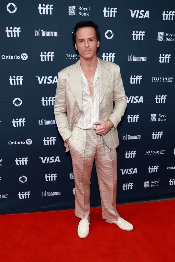 TORONTO, ONTARIO - SEPTEMBER 06: Andrew Scott attends the premiere of "Wake Up Dead Man: A Knives Out Mystery" during the 2025 Toronto International Film Festival at Princess of Wales Theatre on September 06, 2025 in Toronto, Ontario. (Photo by Matt Winkelmeyer/Getty Images)
