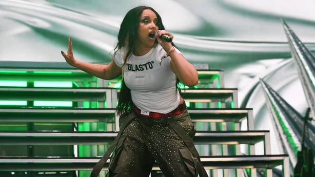Jade Thirlwall performing at Glastonbury 2025