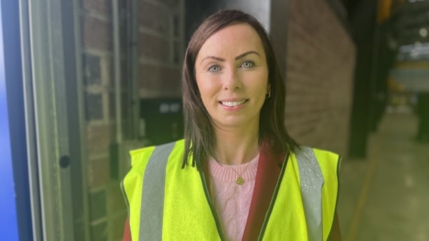 Caitriona Mordan pictured wearing a high vis and looking at the camera
