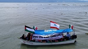 Tús Áite: Flotilla Domhanda Sumud ionsaithe  show image